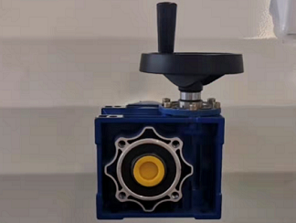 手搖蝸輪蝸桿減速機(jī)是什么樣子？